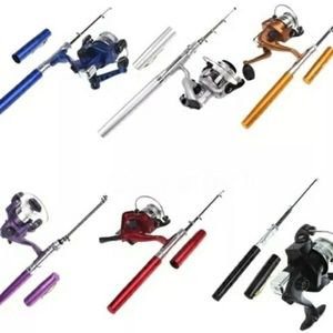 Pen style fishing rod and reel